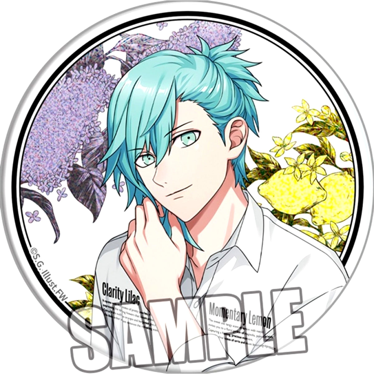 Uta no Prince-sama BIG Hologram Can Badge Fragrance Pairing Ver. Ai Mikaze [NEW]