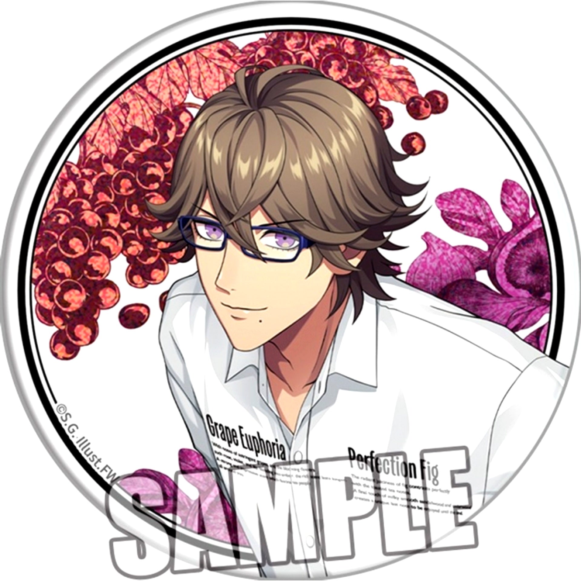 Uta no Prince-sama BIG Hologram Can Badge Fragrance Pairing Ver. "Eiichi Otori" [NEW]