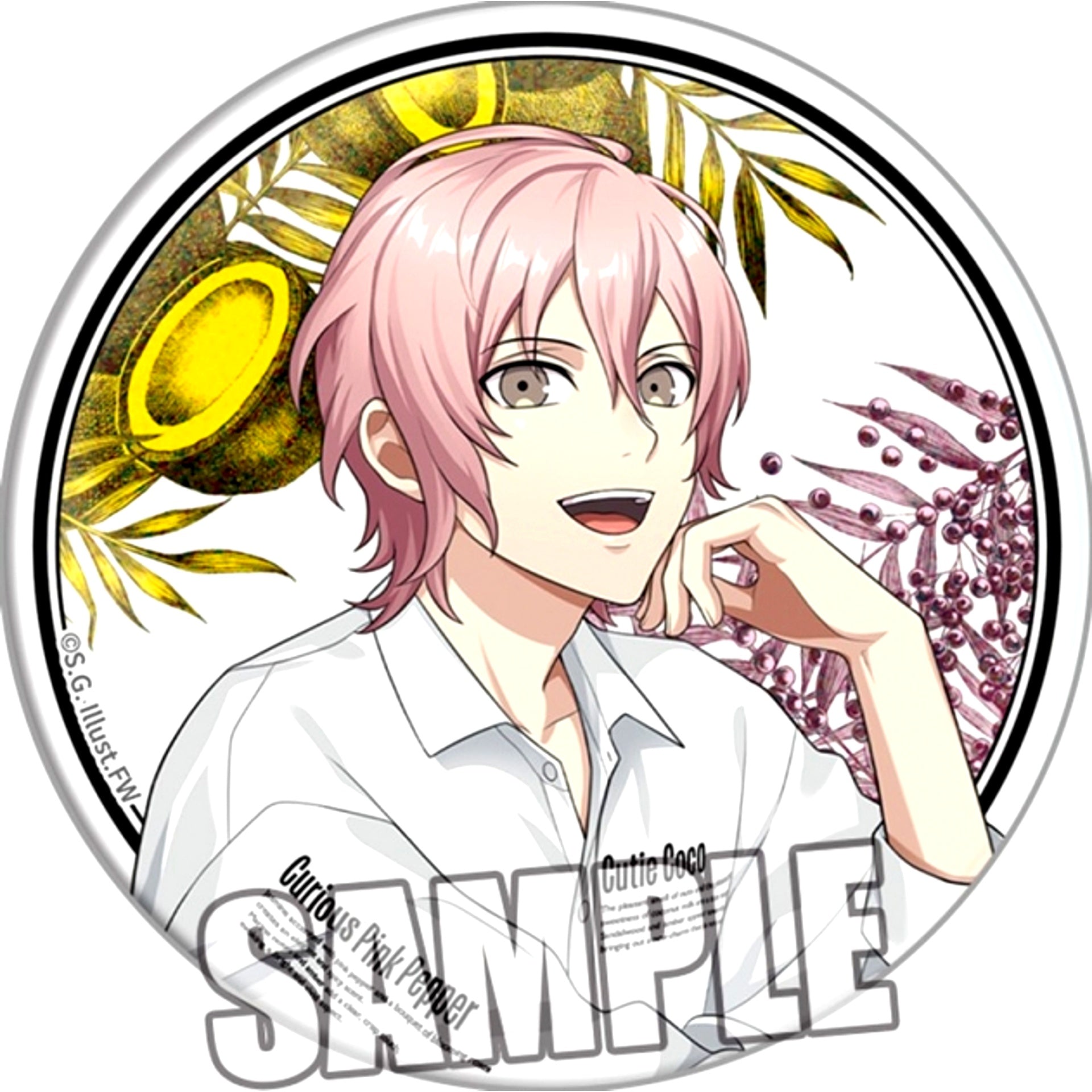 Uta no Prince-sama BIG Hologram Can Badge Fragrance Pairing Ver. "Mikado Nagi" [NEW]