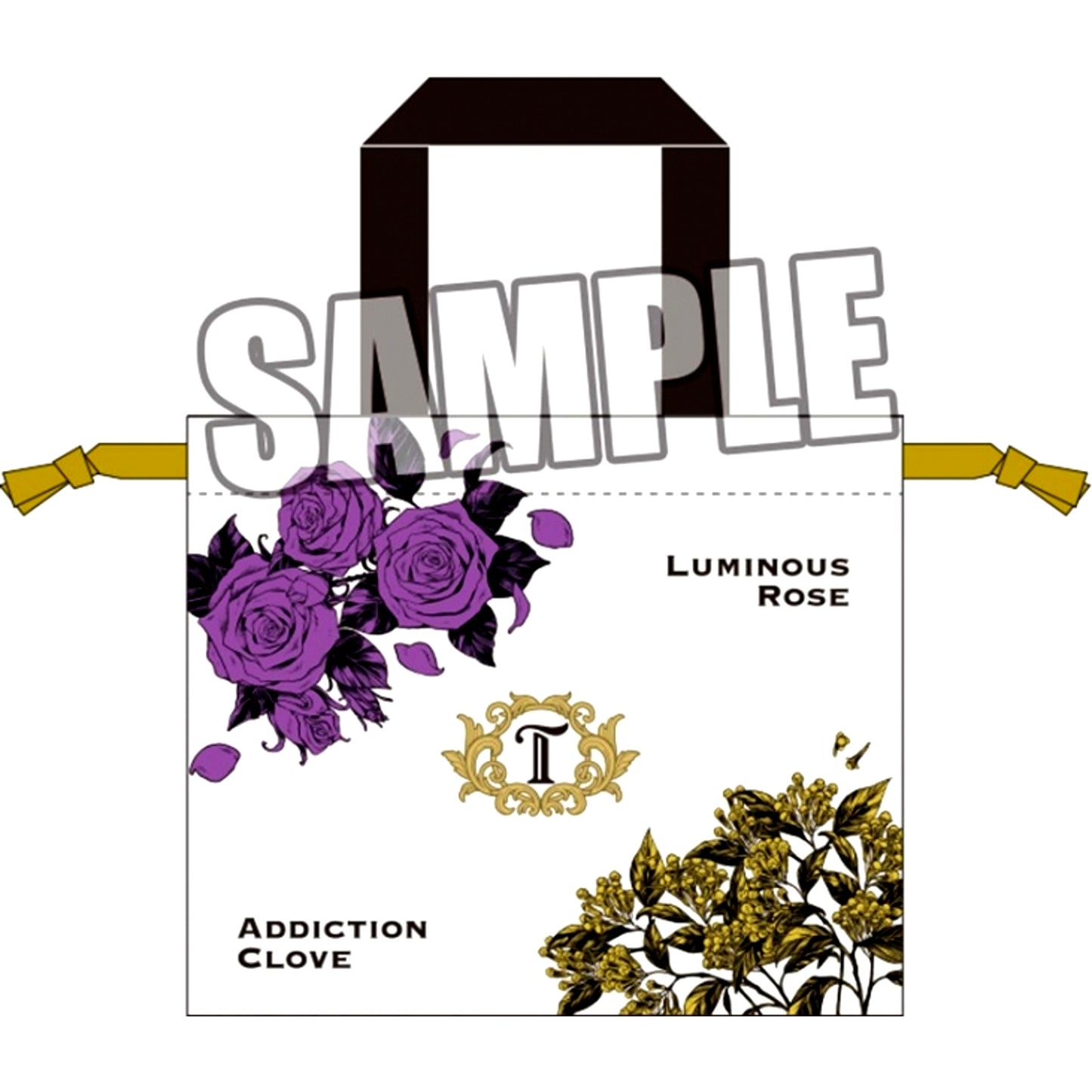 Uta no Prince-sama Satin Drawstring Pouch with Handle Fragrance Pairing Ver. Tokiya Ichinose [NEW]