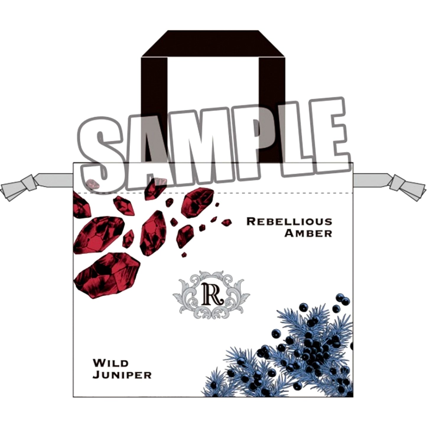 Uta no Prince-sama Satin Drawstring Pouch with Handle Fragrance Pairing Ver. (Ranmaru Kurosaki) [NEW]
