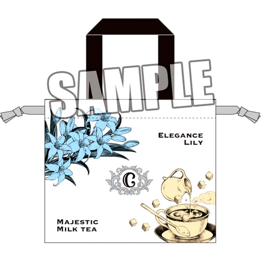 Uta no Prince-sama Satin Drawstring Pouch with Handle Fragrance Pairing Ver. (Camus) [NEW]