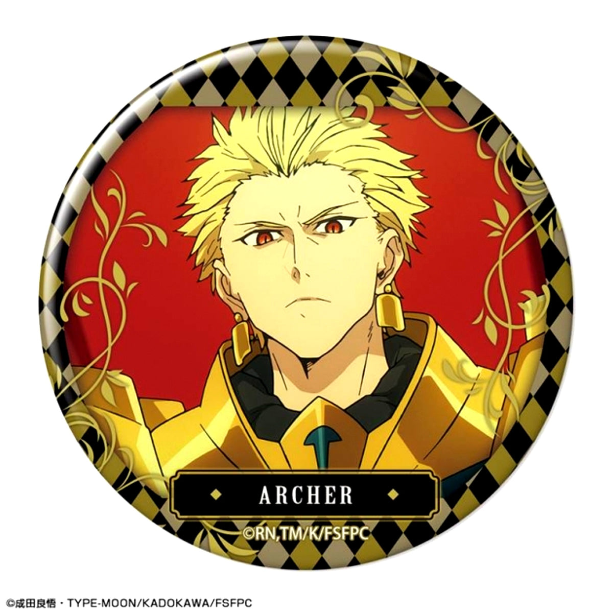 TV Anime Fate/strange Fake Button Design 09 (Archer /B) Goods - Badge Resale [NEW]