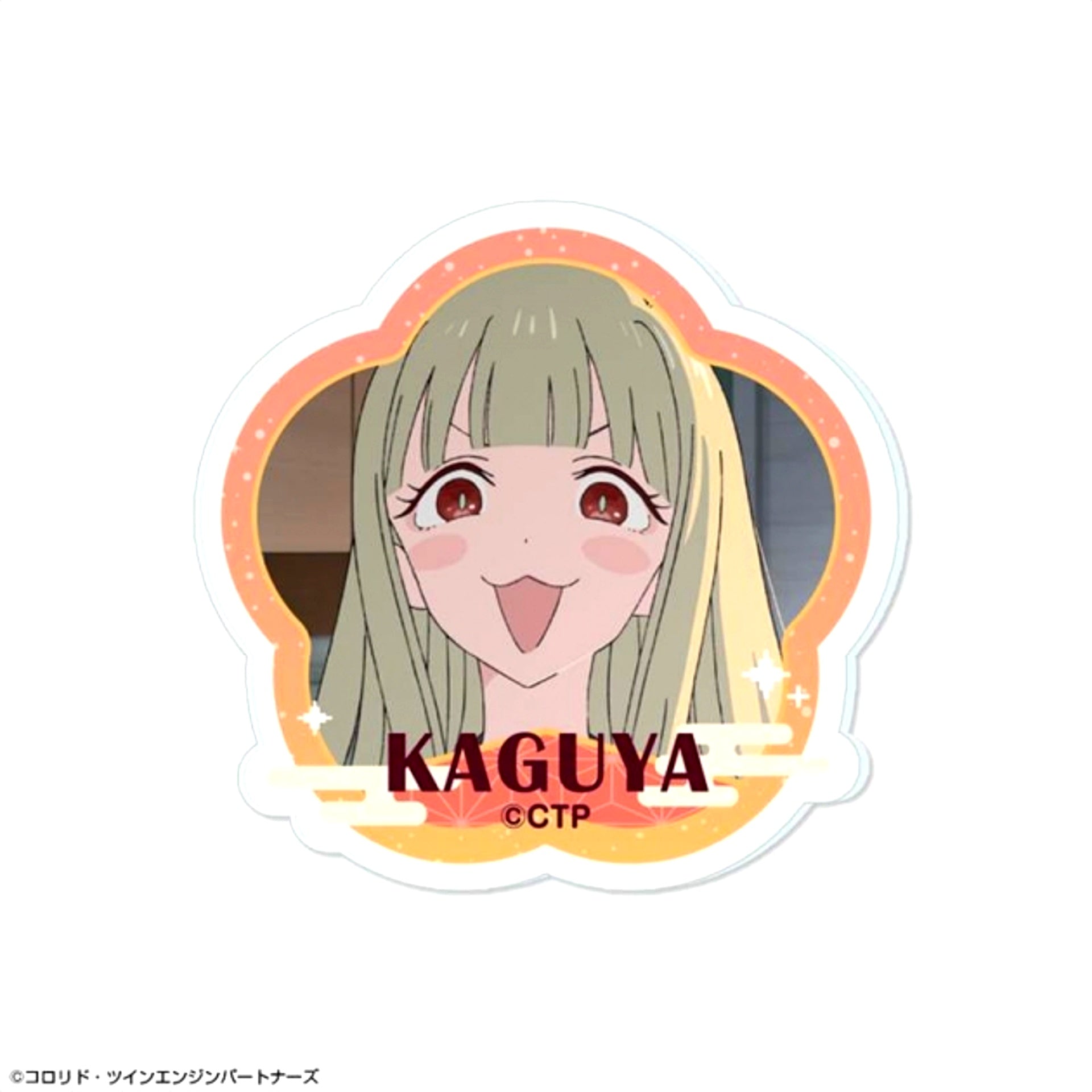 Cosmic Princess Kaguya! Acrylic Badge Design 01 (Kaguya / Reality) (Reissue) [NEW]