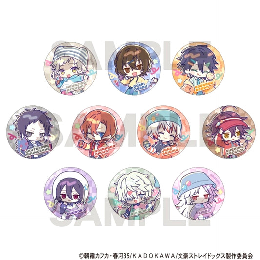 Bungo Stray Dogs Trading Can Badge Colorful Pop [NEW]