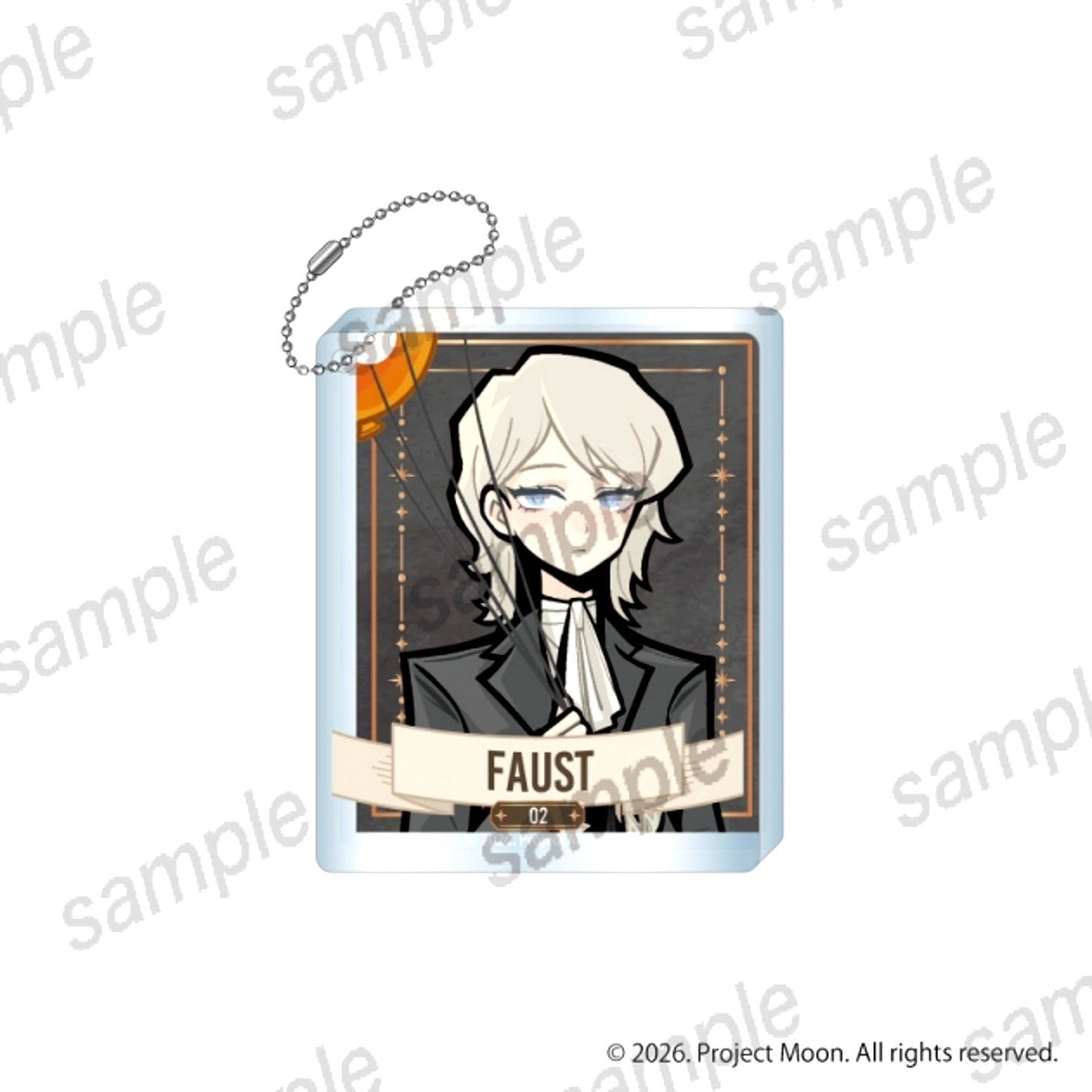 Limbus Company Acrylic Block Keychain Faust Goods - Keychain Manekineko Collaboration [NEW]