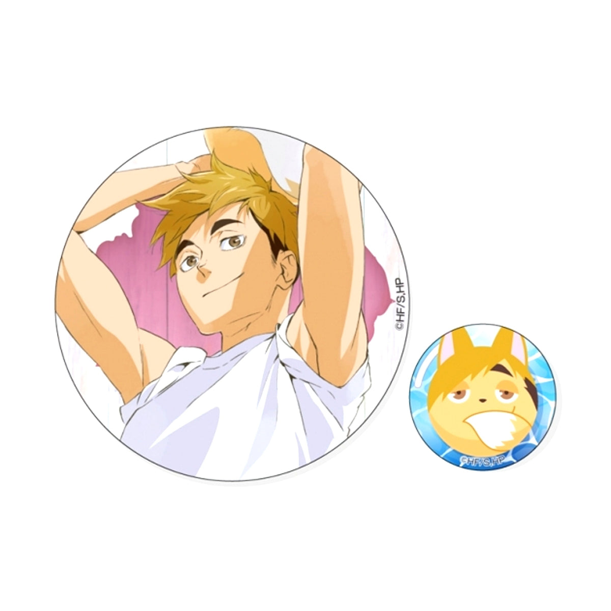 Haikyu!! Can Badge Set Beach Ball Ver. Atsumu Miya [NEW]