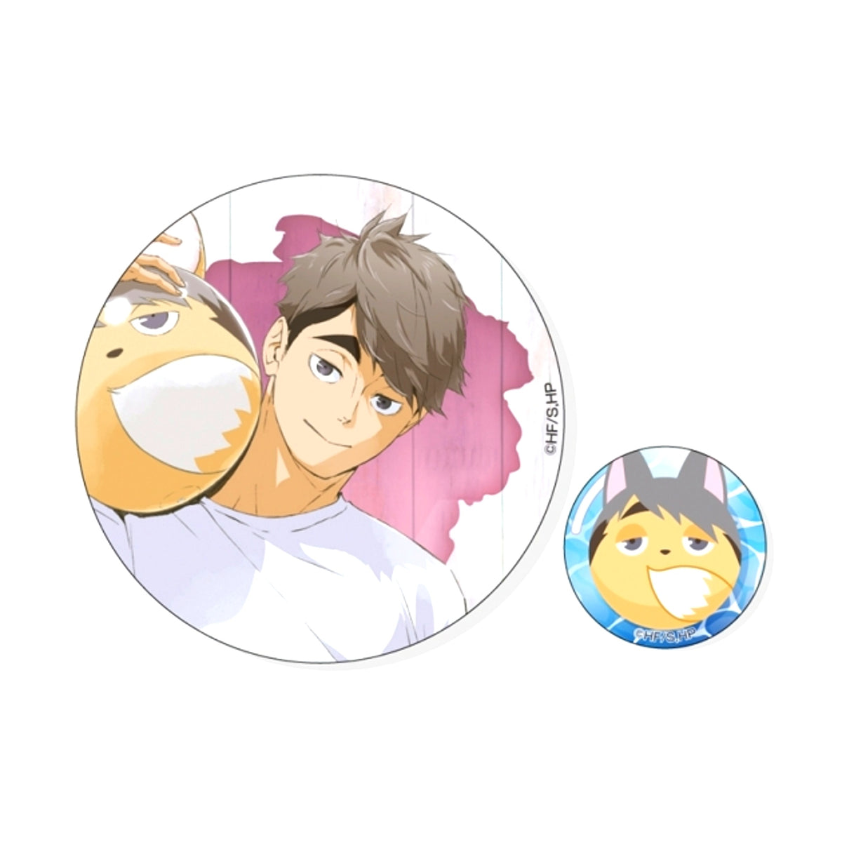 Haikyu!! Can Badge Set Beach Ball Ver. Osamu Miya [NEW]