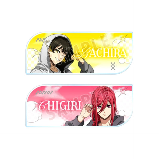 TV Anime Blue Lock Newly Drawn Meguru Bachira & Hyoma Chigiri Monotone Street Fashion ver. Acrylic Name Plate 2pcs Set [NEW]