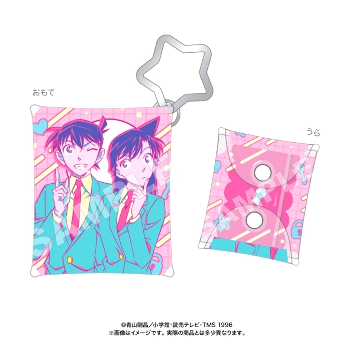 Detective Conan Clear Multi Case SS Shinichi Kudo & Ran Mouri Poppin Color [NEW]