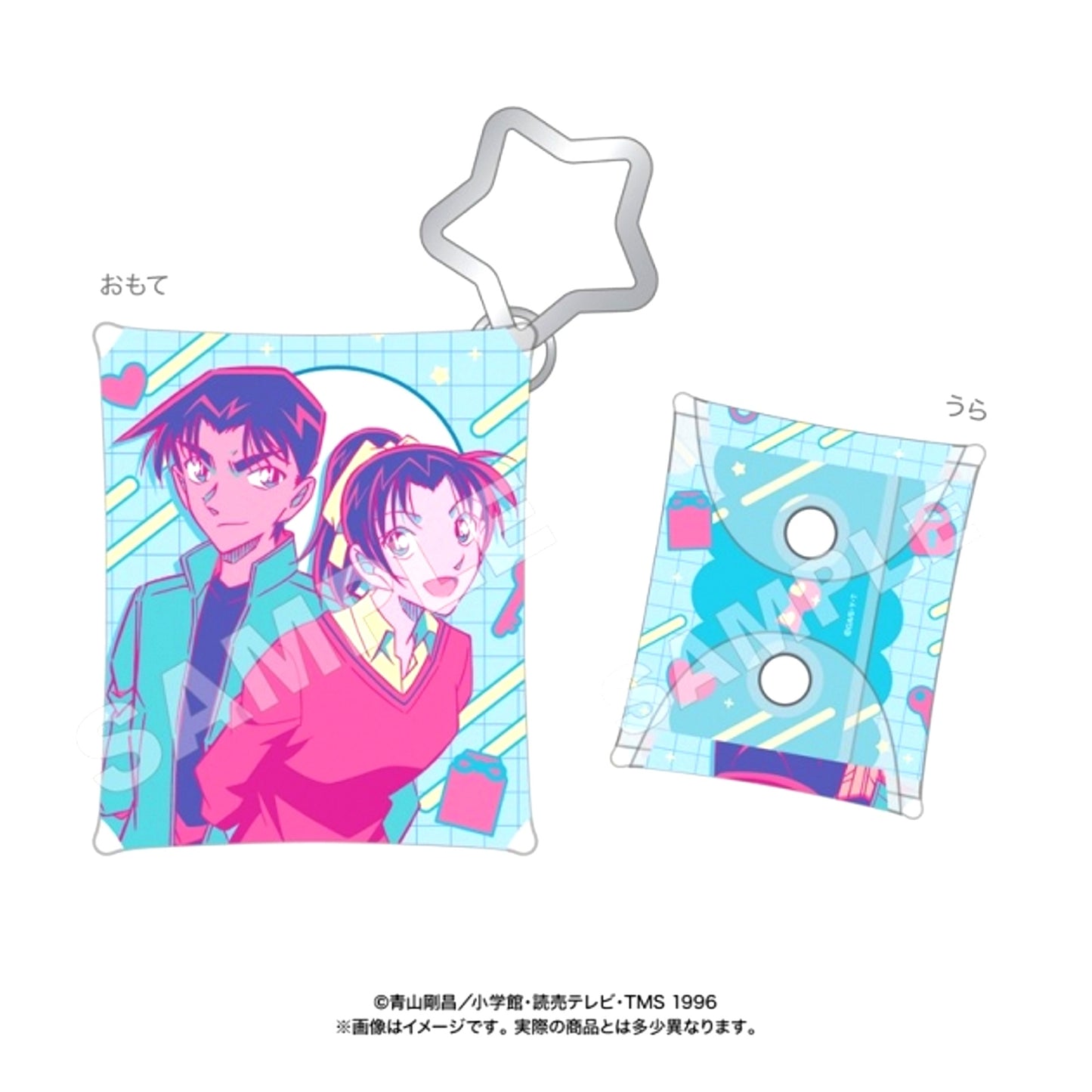 Detective Conan Clear Multi Case SS Heiji Hattori & Kazuha Toyama Poppin Color [NEW]