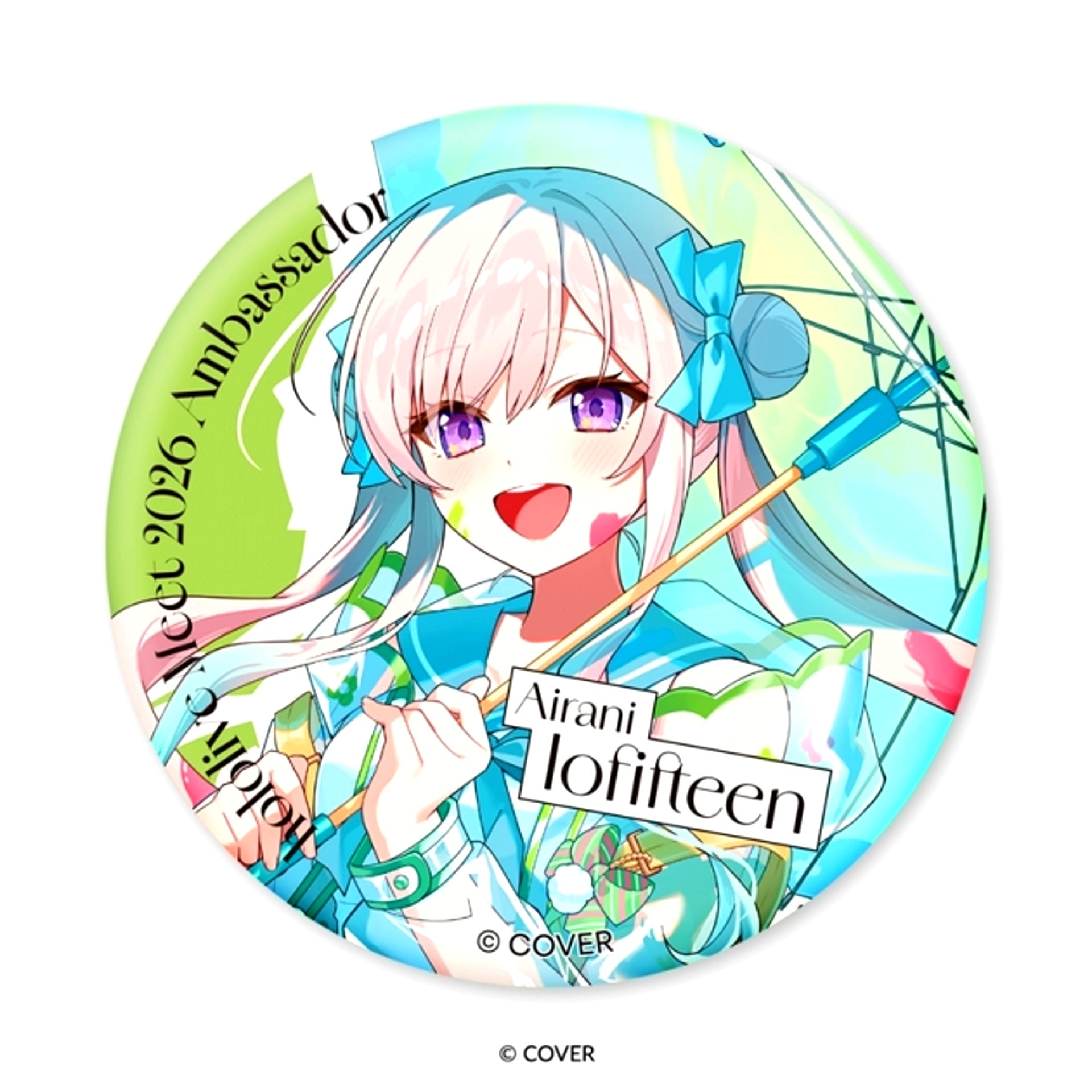 hololive Meet 2026 Hologram Can Badge Airani Iofifteen [NEW]