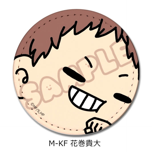 Haikyu!! Leather Badge (mochocho) M-KF(Takahiro Hanamaki) Goods - Badge [NEW]