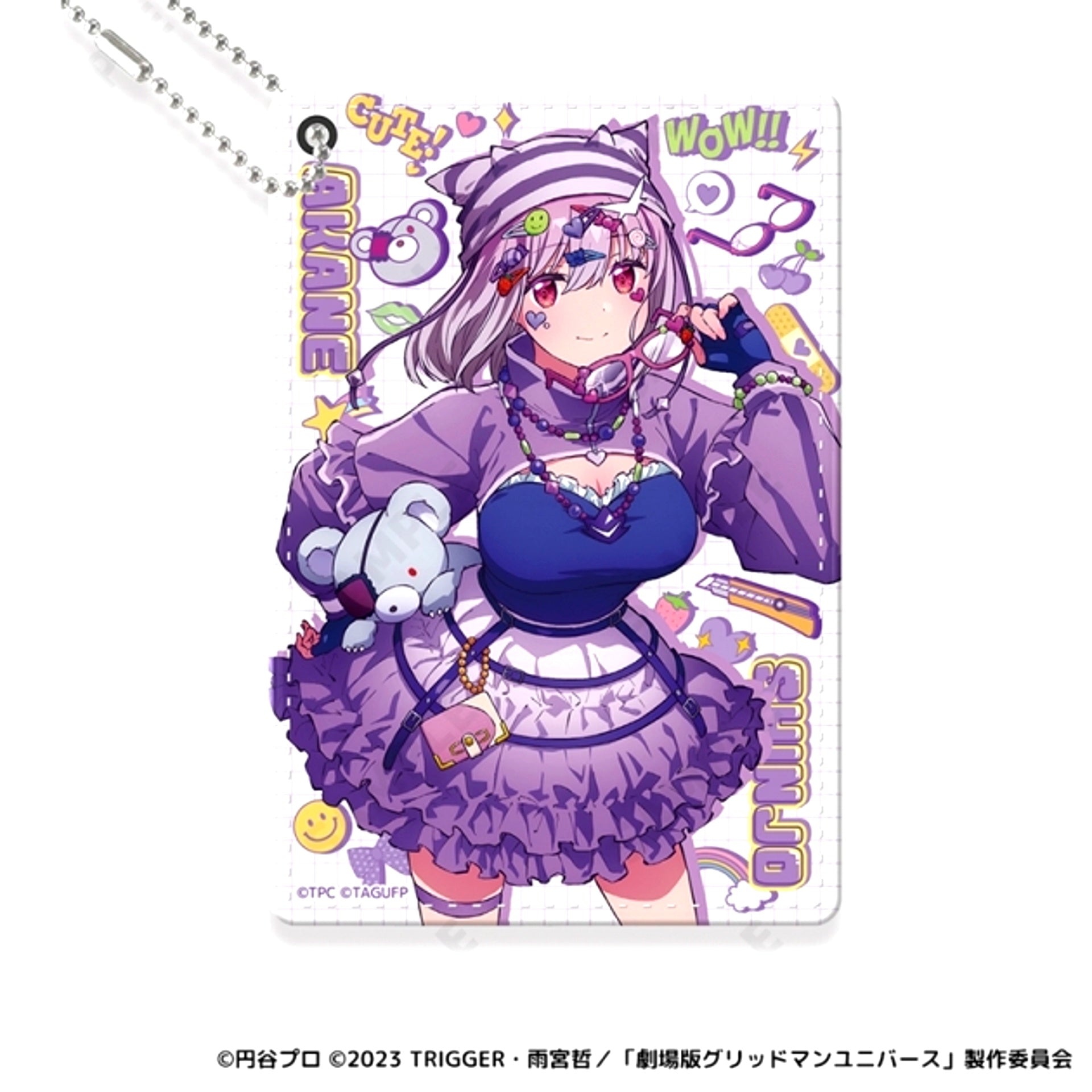 GRIDMAN UNIVERSE Pass Case 2. Akane Shinjo (Decora) [NEW]