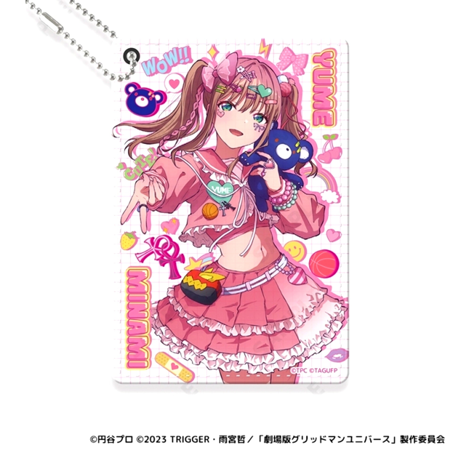 GRIDMAN UNIVERSE Pass Case 3. Yume Minami (Decora) [NEW]