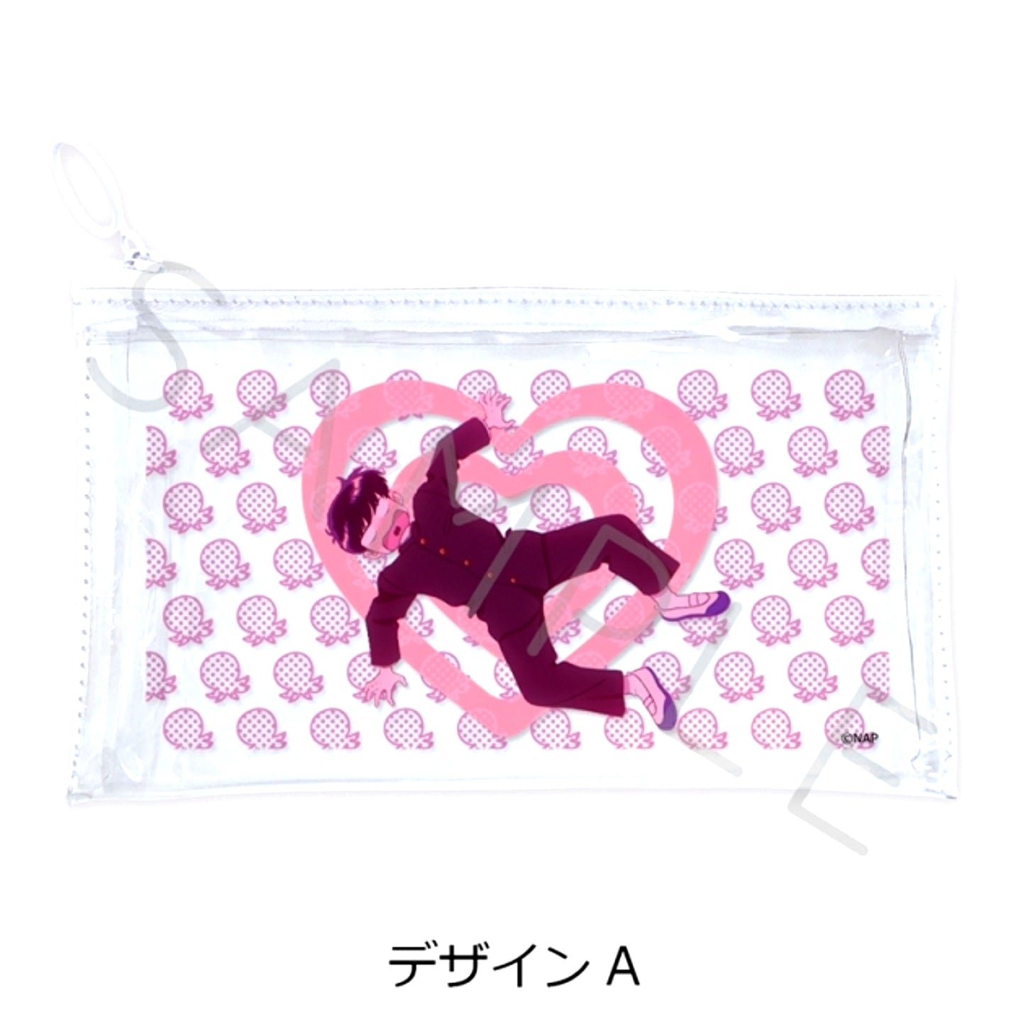 TV Animation Go For It, Nakamura!! Flat Clear Pouch Design A [NEW]