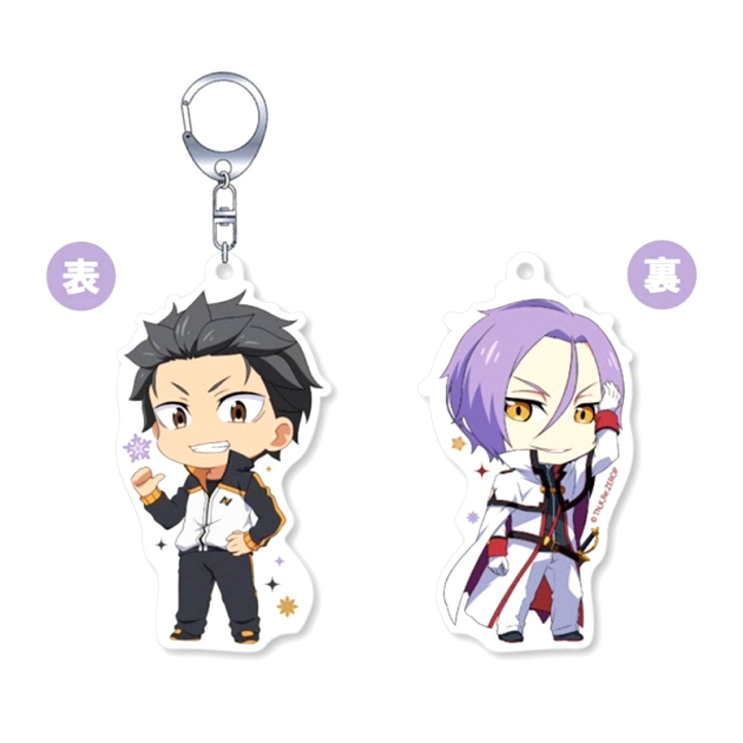 Re:ZERO -Starting Life in Another World- Omote-Ura Acrylic Subaru & Julius (Reissue) [NEW]