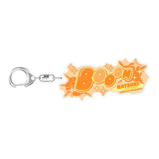 My Hero Academia 10th Anniversary Onomatopoeia Acrylic Keychain Katsuki Bakugo [NEW]