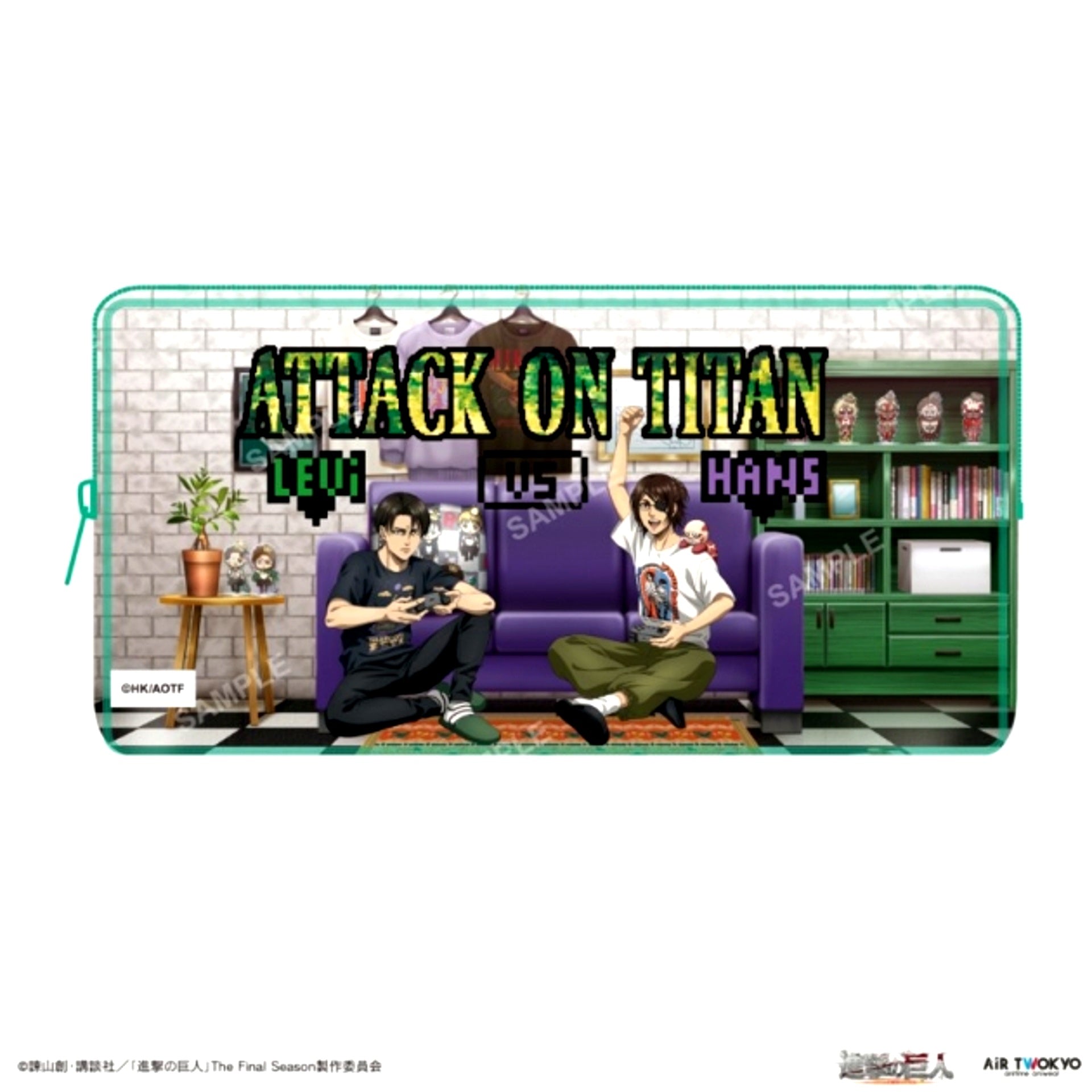 Attack on Titan TV Anime Attack on Titan: Final Season The Final Chapters Clear Pouch (Levi & Hange) Goods - Pouch [NEW]