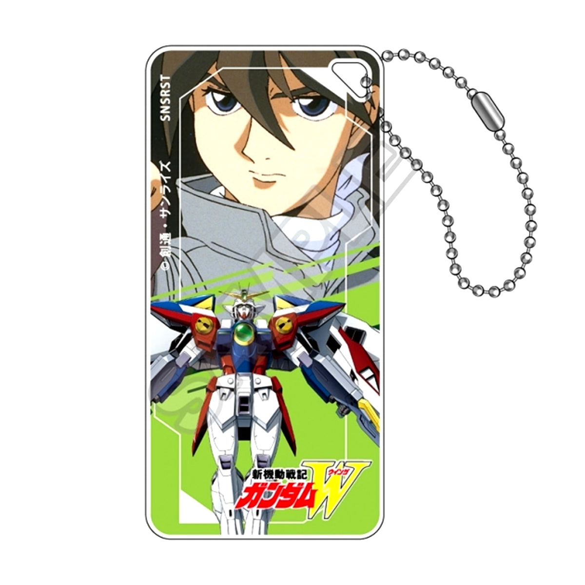 Mobile Suit Gundam Wing Scene Domiterior Keychain Jr. Heero & Wing Gundam Zero Goods - Keychain [NEW]