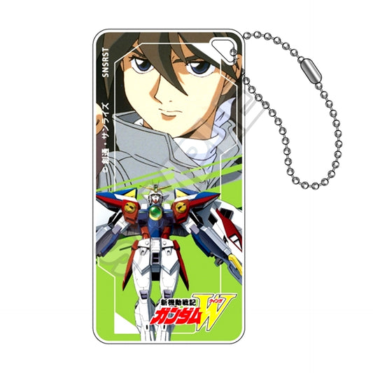 Mobile Suit Gundam Wing Scene Domiterior Keychain Jr. Heero & Wing Gundam Zero Goods - Keychain [NEW]