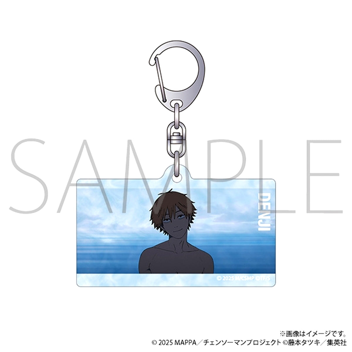 Chainsaw Man the Movie: Reze Arc Water Surface Acrylic Keychain / Denji Scene Photo [NEW]