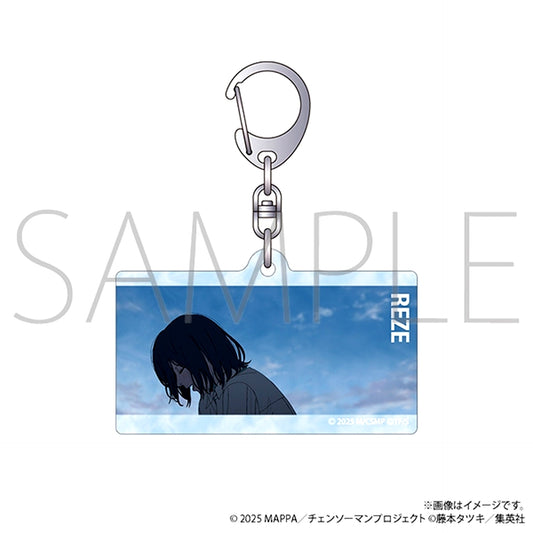 Chainsaw Man the Movie: Reze Arc Water Surface Acrylic Keychain / Reze Scene Photo [NEW]