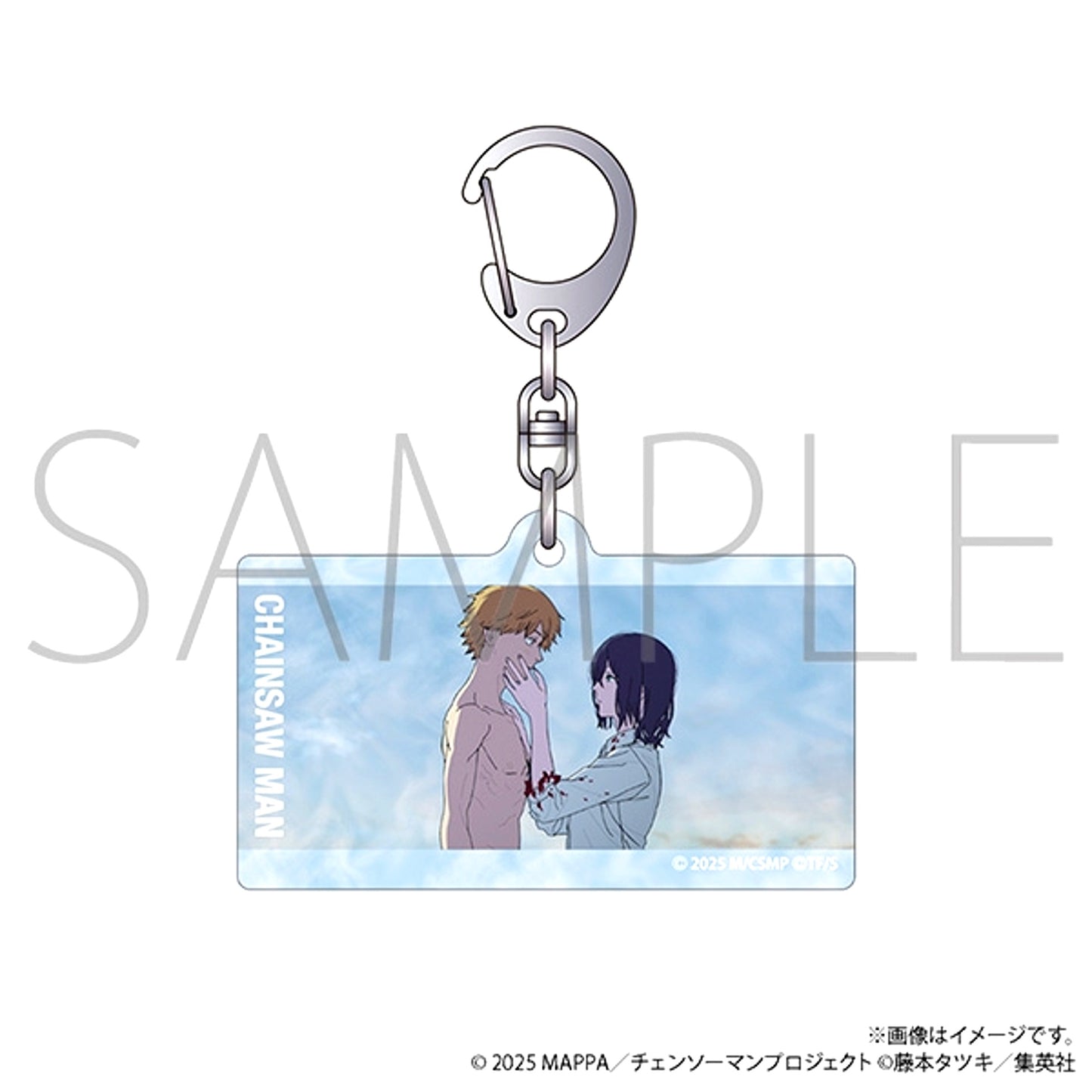 Chainsaw Man the Movie: Reze Arc Water Surface Acrylic Keychain / Denji & Reze Scene Photo [NEW]