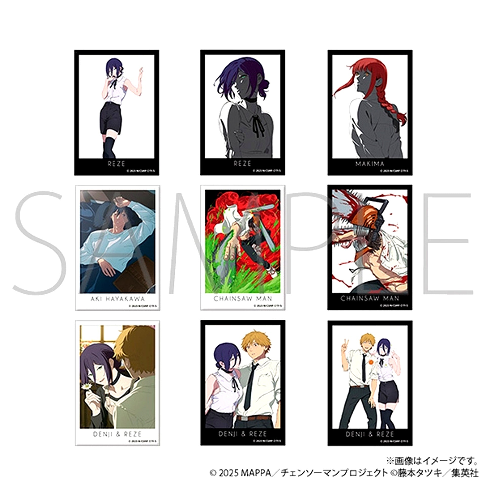 Chainsaw Man the Movie: Reze Arc Square Chara Badge Collection Goods - Badge [NEW]