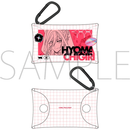 Blue Lock Season 2 Clear Pouch with Carabiner / Hyoma Chigiri Cyber Cat [NEW]