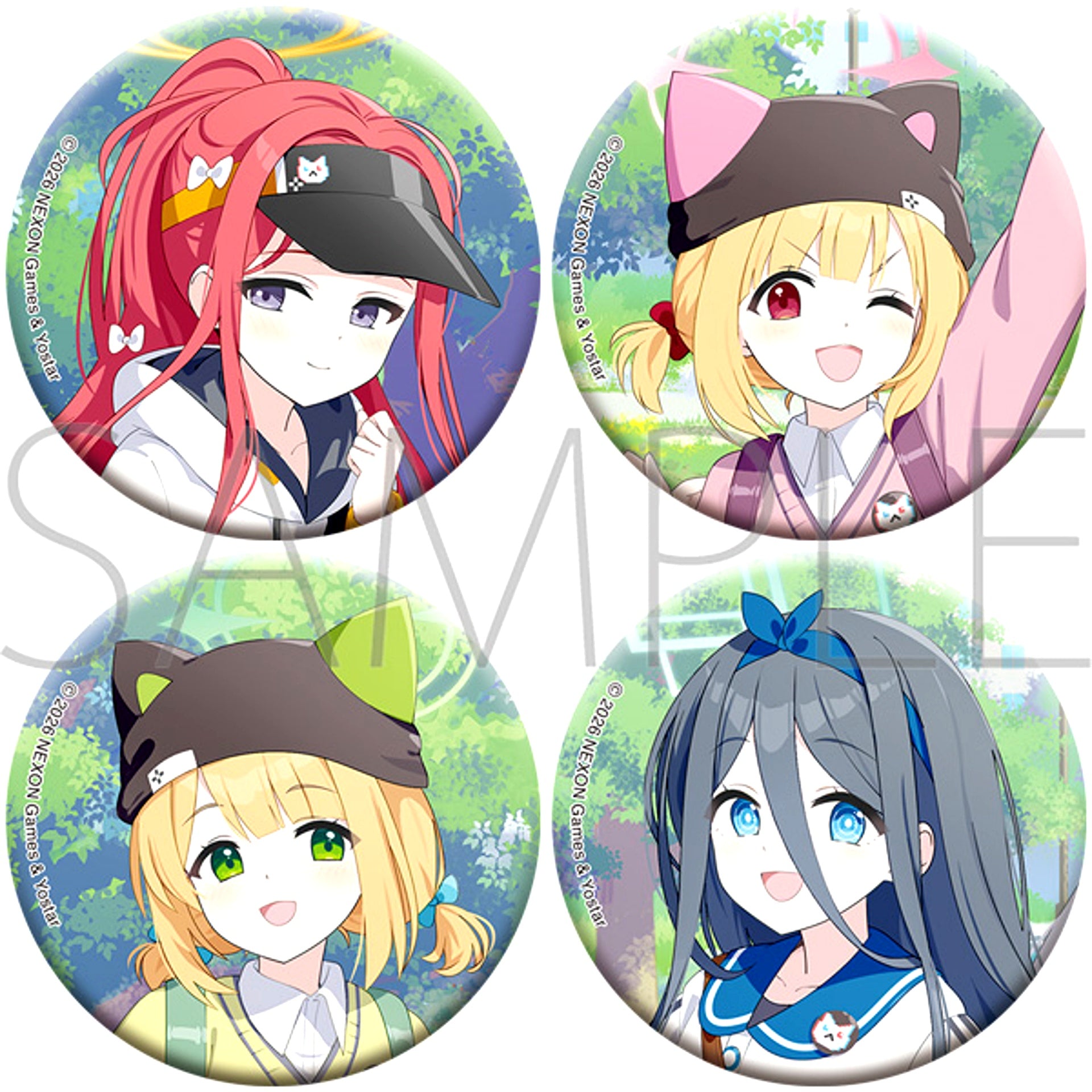 Blue Archive Button Set / Game Development Department Goods - Badge [NEW]