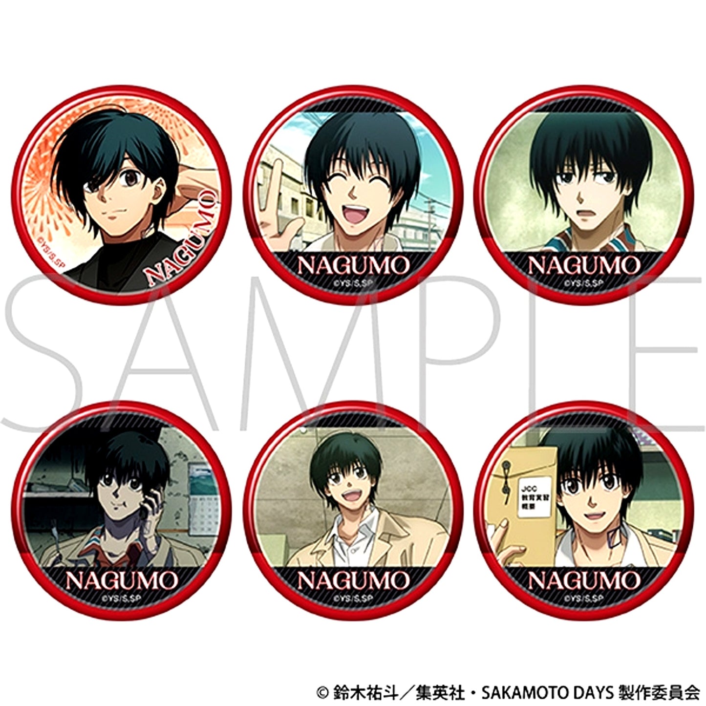 TV Anime SAKAMOTO DAYS Lots of Nagumo Character Badge Collection / vol.2 [NEW]