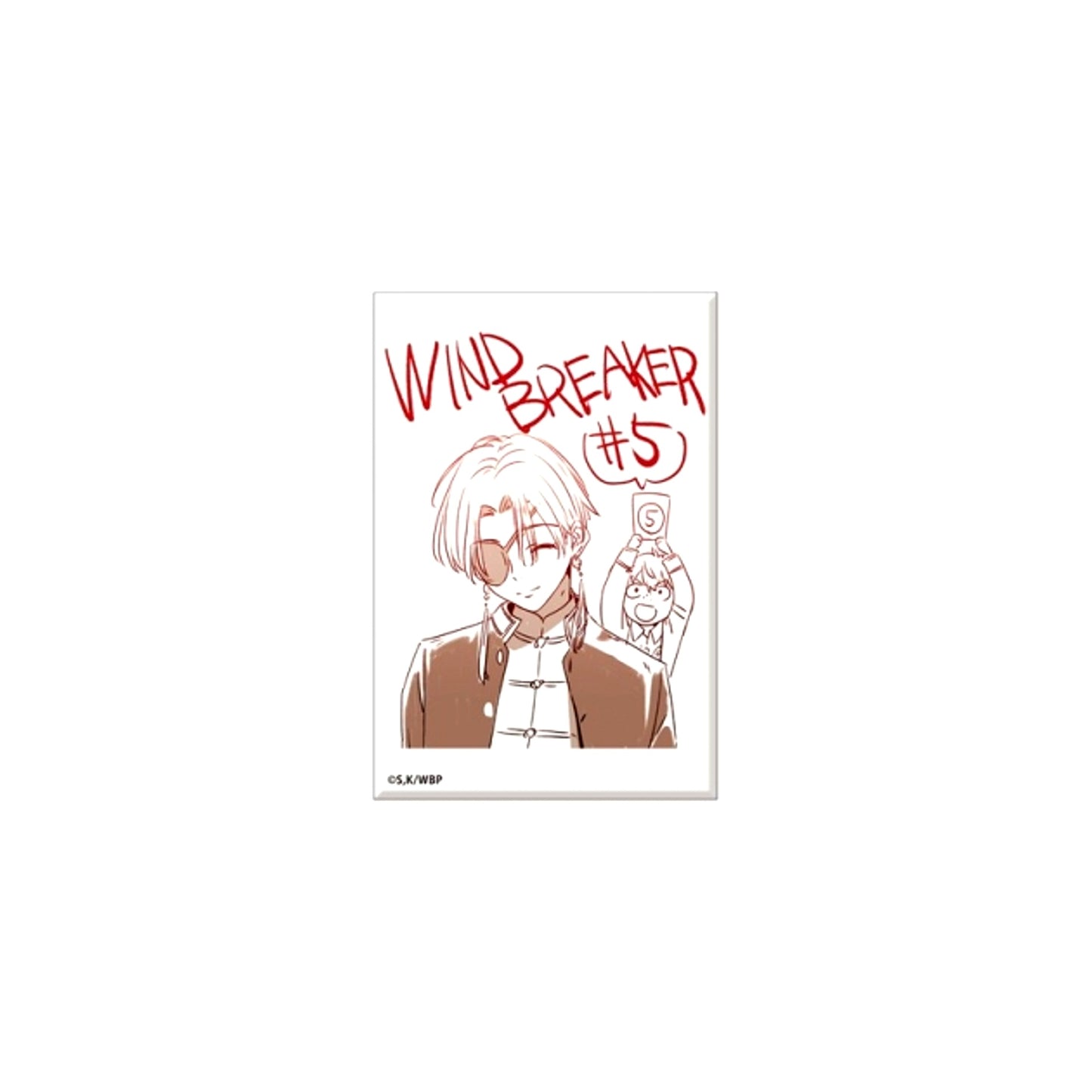 WIND BREAKER Season 1&2 Recording Script Illustration Square Magnet [Hayato Suo] [NEW]