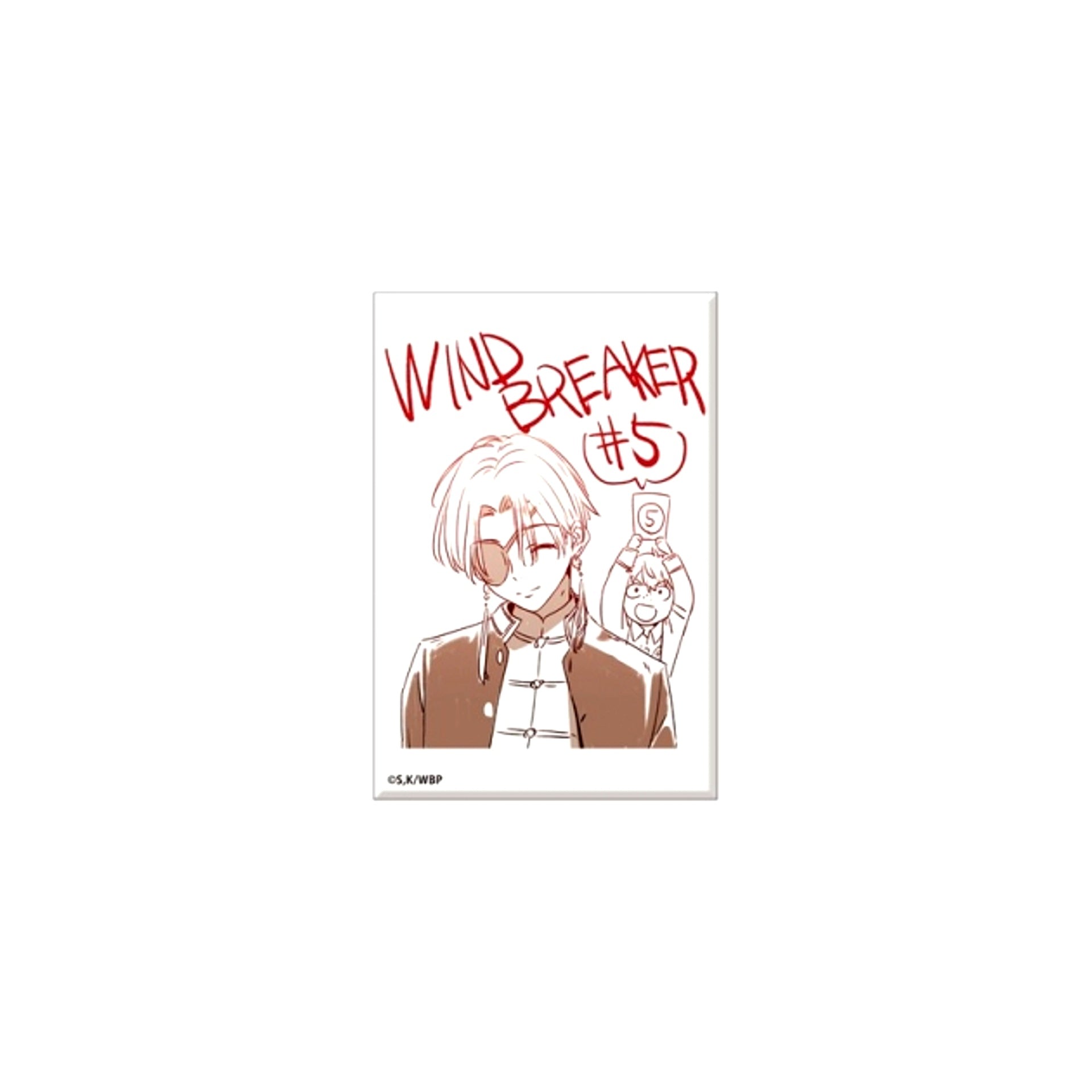 WIND BREAKER Season 1&2 Recording Script Illustration Square Magnet [Hayato Suo] [NEW]