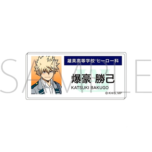 My Hero Academia Acrylic Name Badge Katsuki Bakugo Epilogue Visual [NEW]