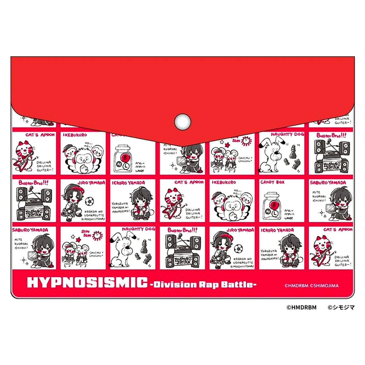 Hypnosis Mic -Division Rap Battle- Movie Shimojima Retro Fancy Collection Envelope Case Buster Bros!!! [NEW]
