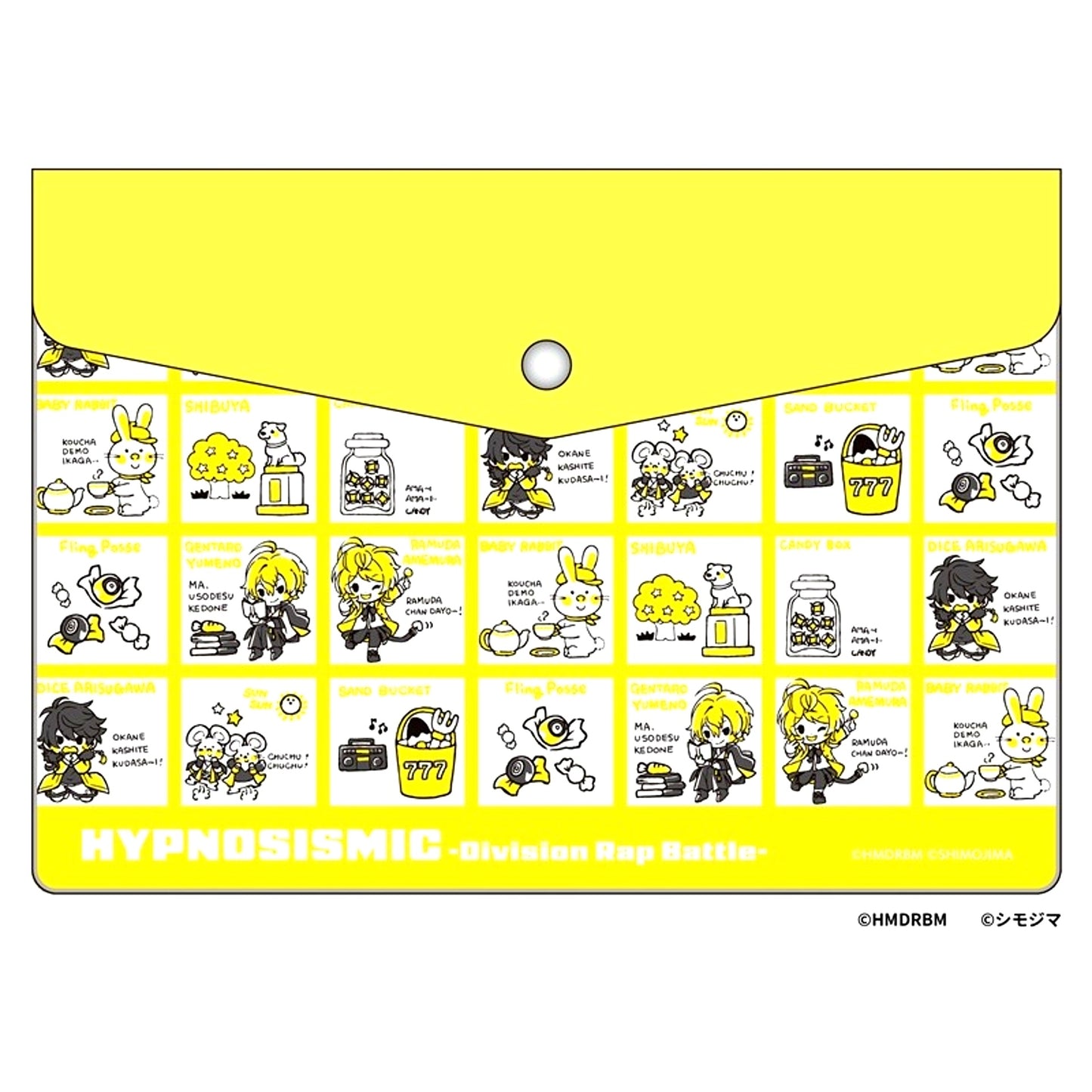 Movie Hypnosis Mic -Division Rap Battle- Shimojima Retro Fancy Collection Envelope Case Fling Posse [NEW]