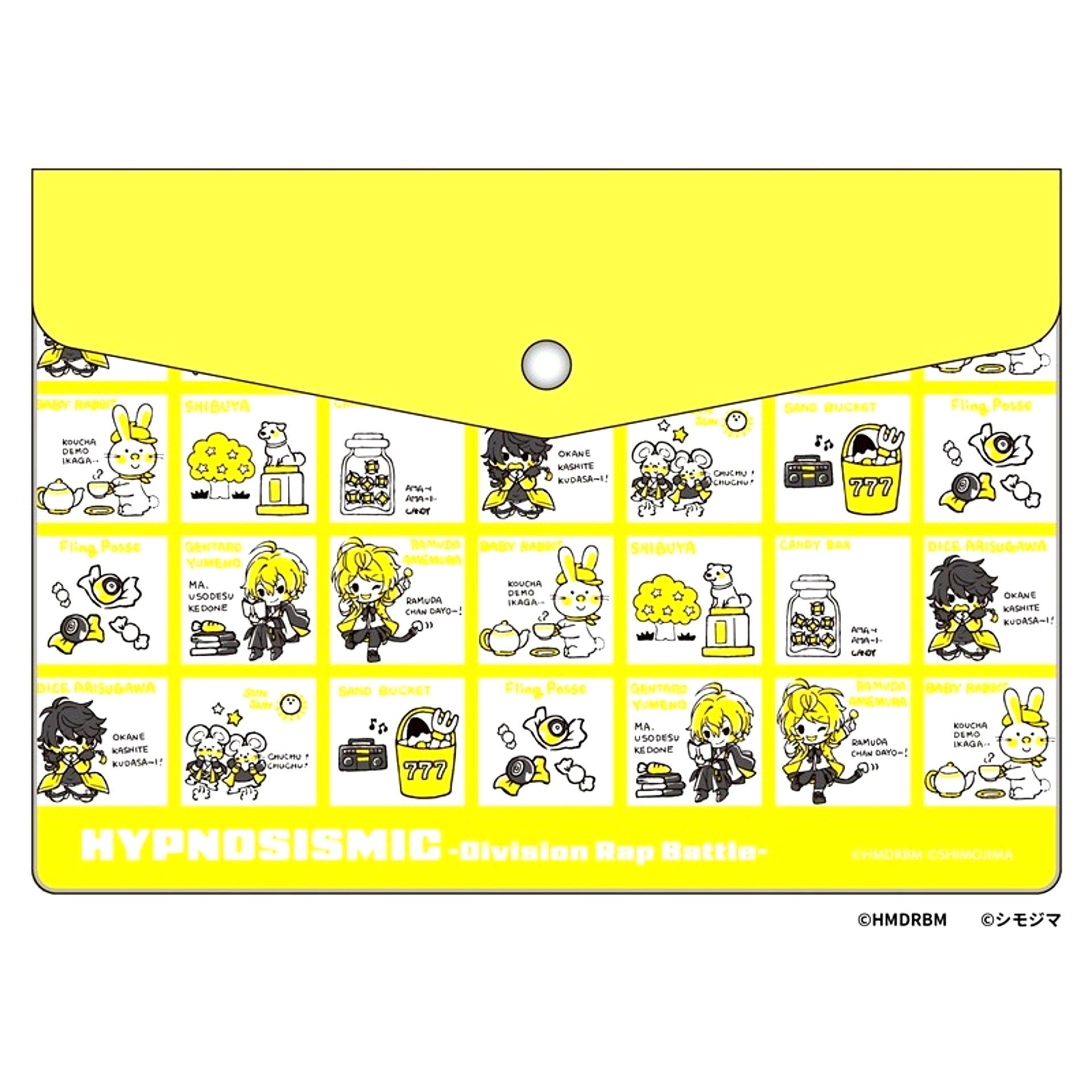 Movie Hypnosis Mic -Division Rap Battle- Shimojima Retro Fancy Collection Envelope Case Fling Posse [NEW]