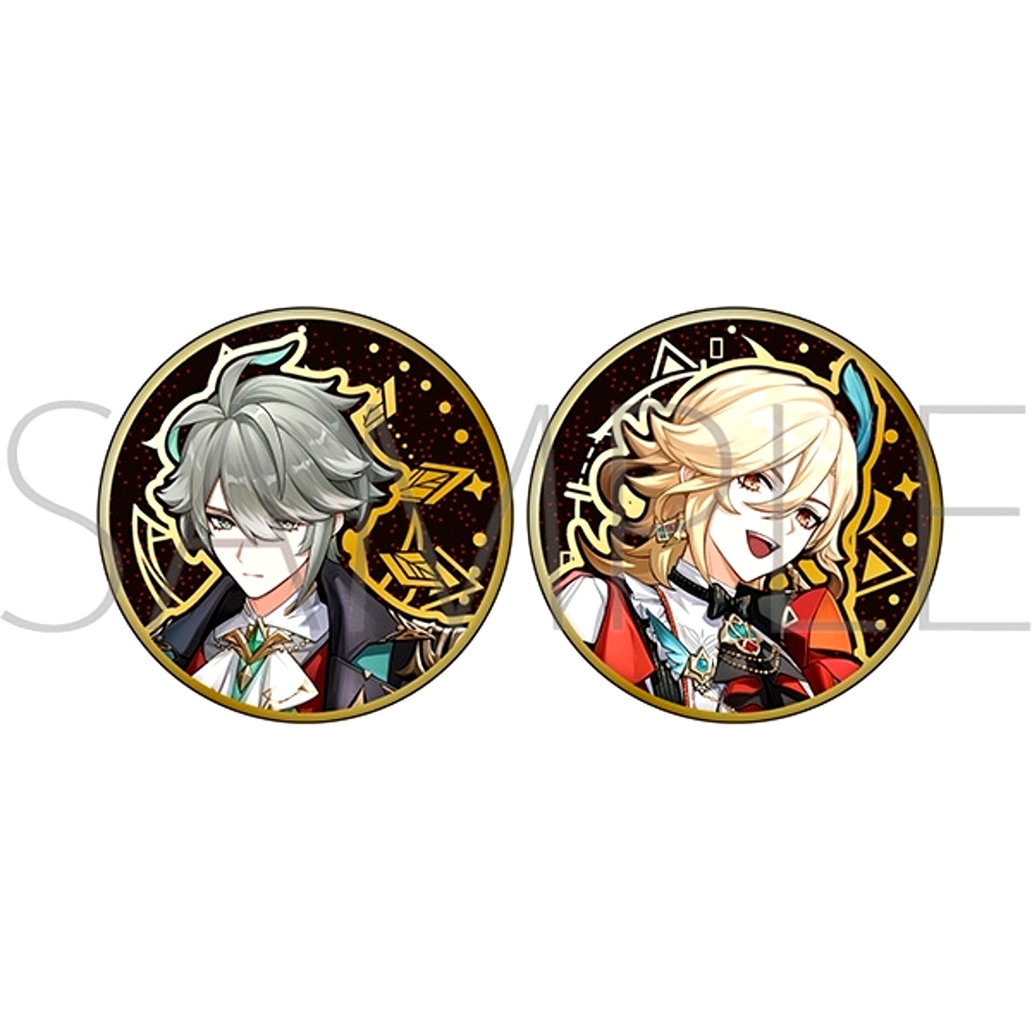 Genshin Impact Metalux Badge Set [NEW]