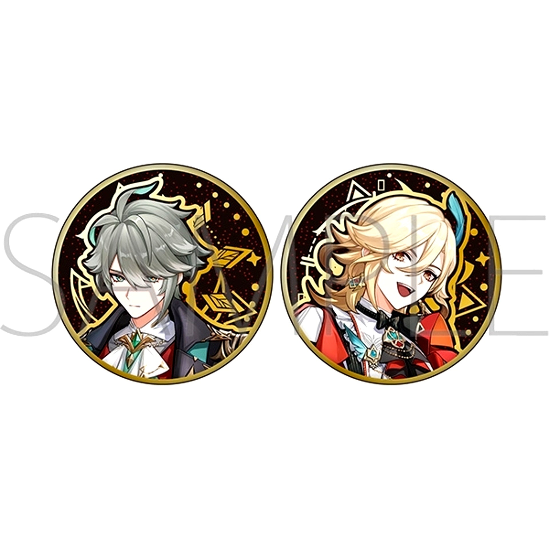 Genshin Impact Metalux Badge Set [NEW]