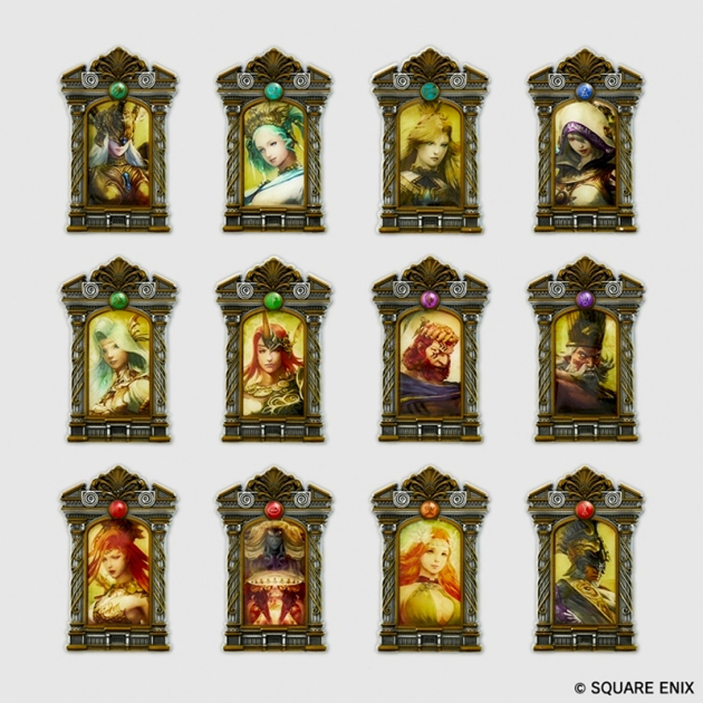 FINAL FANTASY XIV Frame Magnet <The Twelve of Eorzea> [NEW]