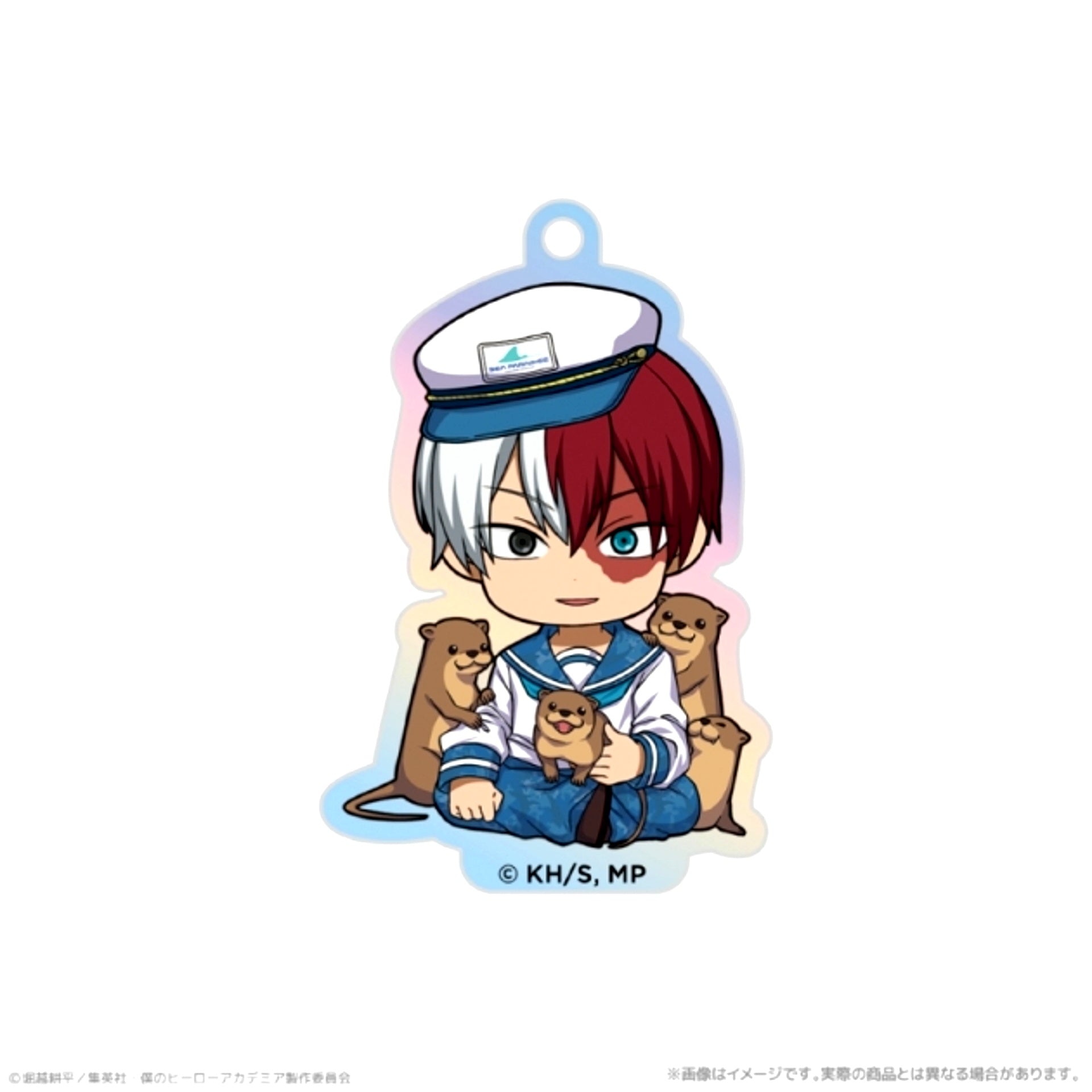 Anime My Hero Academia Aurora Acrylic Keychain_Shoto Todoroki Together with Sea Creatures PLUS ULTRA [NEW]