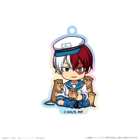 Anime My Hero Academia Aurora Acrylic Keychain_Shoto Todoroki Together with Sea Creatures PLUS ULTRA [NEW]