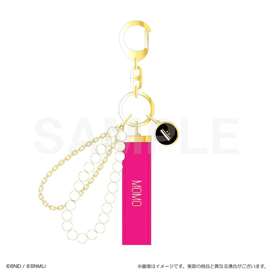 IDOLiSH7 EXPO 2026 "DECENNIUM" Embroidered Ribbon Keychain Momo [NEW]
