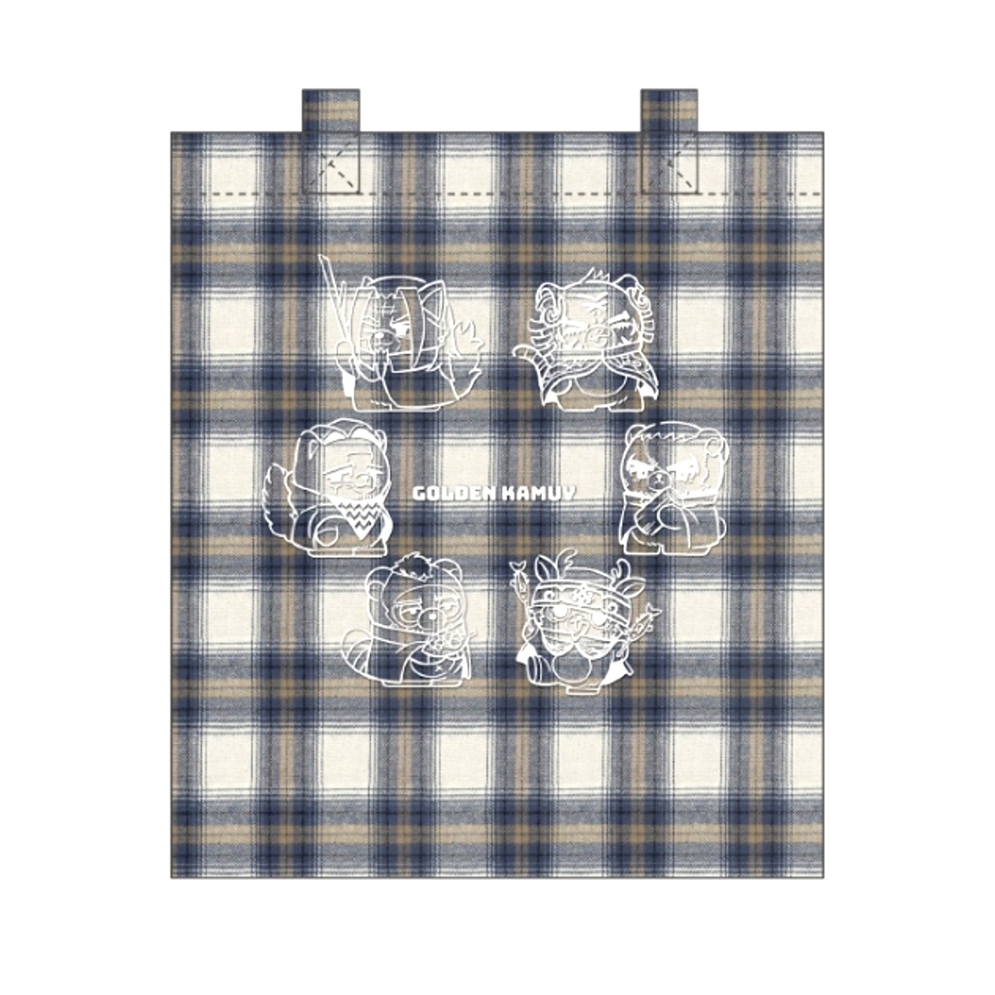 Golden Kamuy Animal Fourze -Harappa- Tote Bag 2 Blue [NEW]