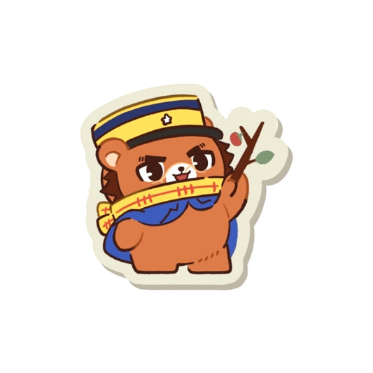 Golden Kamuy Animal Fourze -Harappa (Meadow)- Embroidered Patch Badge 1. Saichi Sugimoto [NEW]