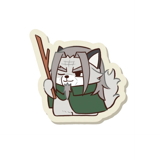 Golden Kamuy Animal Fourze -Harappa (Meadow)- Embroidered Patch Badge 5. Toshizo Hijikata [NEW]