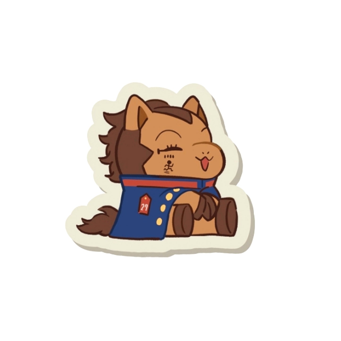 Golden Kamuy Animal Fourze -Harappa- Embroidered Patch Badge 9. Superior Private Usami [NEW]