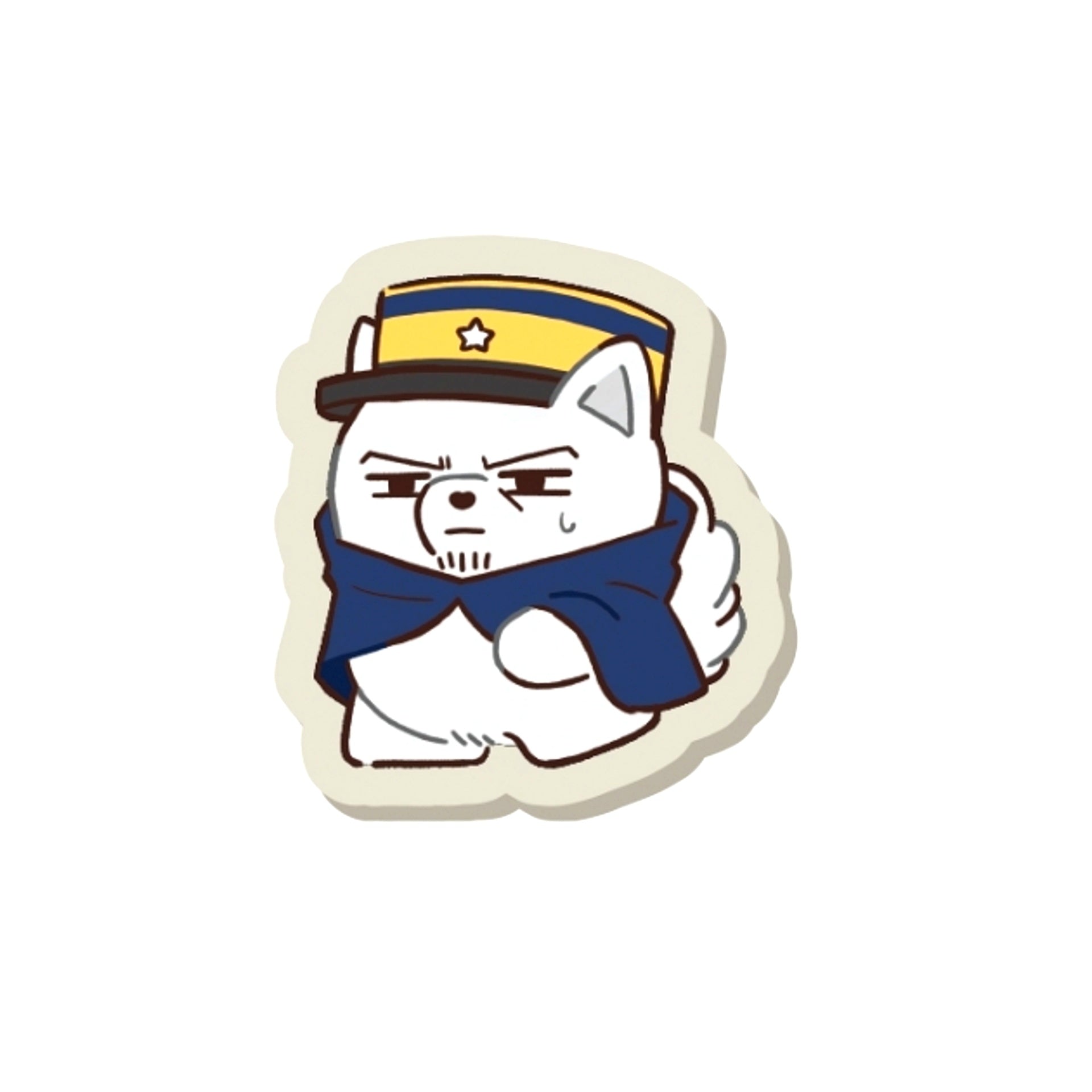Golden Kamuy Animal Fourze -Harappa- Embroidered Patch Badge 10. Sergeant Tsukishima [NEW]