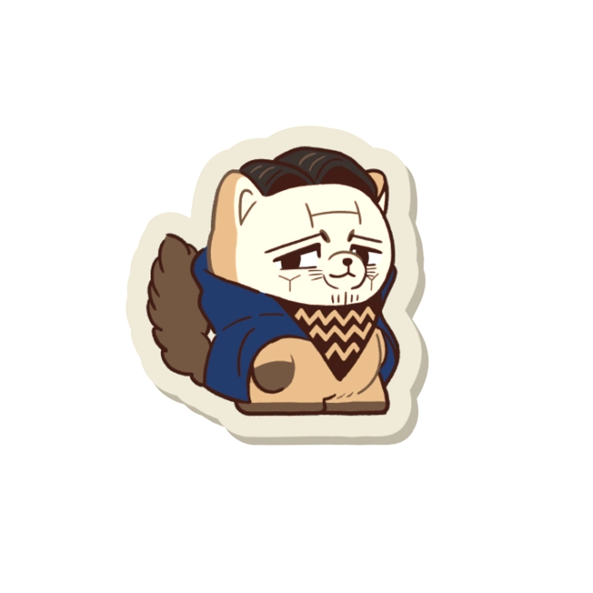 Golden Kamuy Animal Fourze -Harappa (Meadow)- Embroidered Patch Badge 12. Warrant Officer Kikuta [NEW]